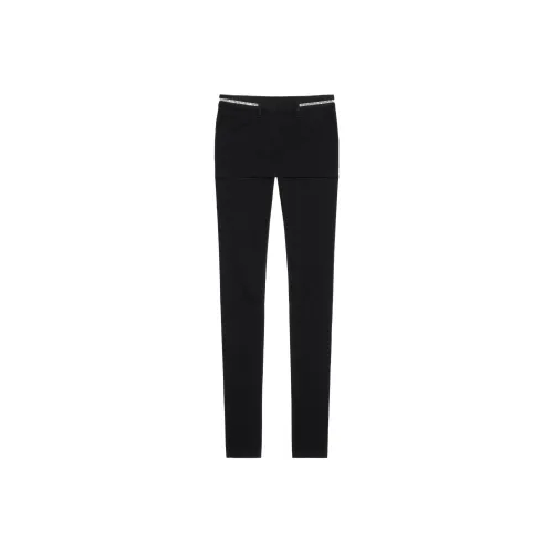 Givenchy Slim Leg Mini Skirt Effect Jeans