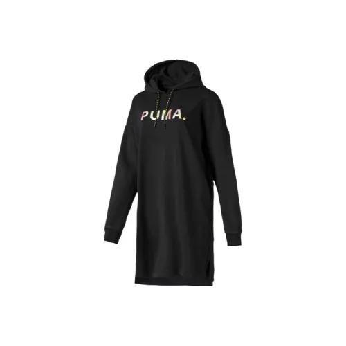 PUMA Long-Sleeved Dresses Women's Black