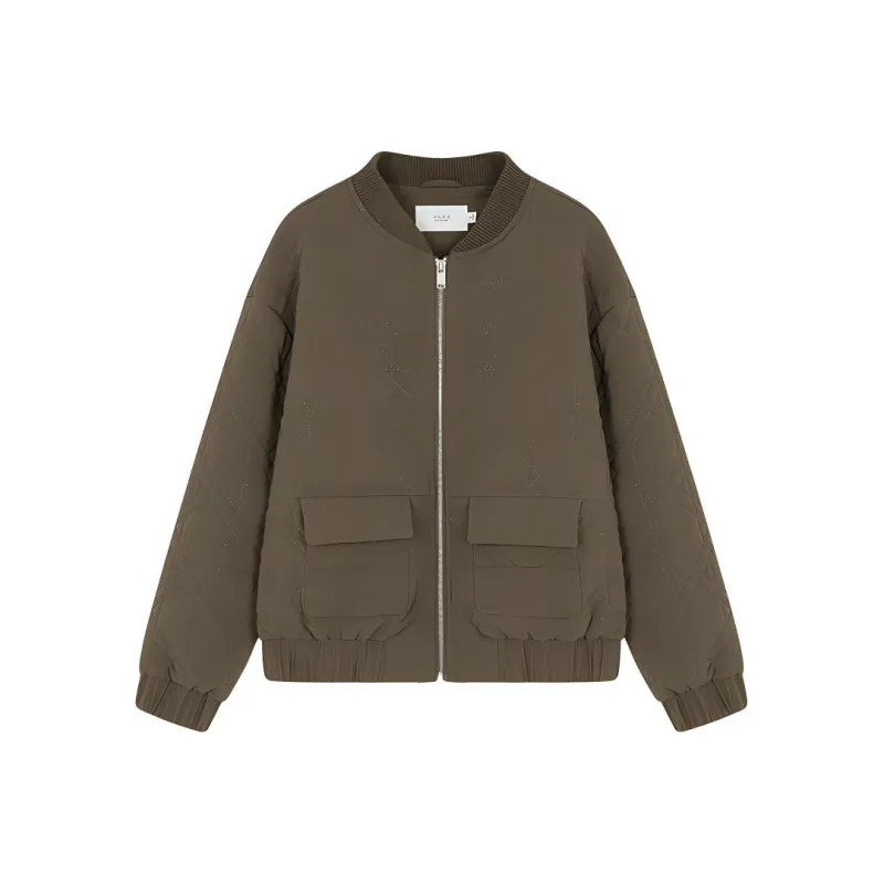 Mo Han Yi Mei Puffer Jacket Women's Army Green-0