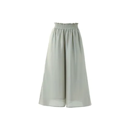 You Cow Me Pants Casual Pants Women's Pea Green