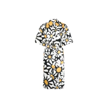 MARNI Short-Sleeved Dresses Women's Black