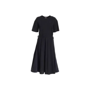 Moncler Short-Sleeved Dresses Women's Black
