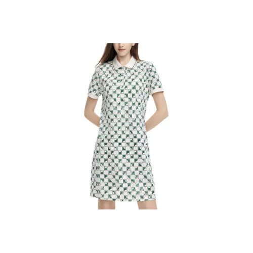 FILA Short Sleeved Dresses Women's All Over Print Four
