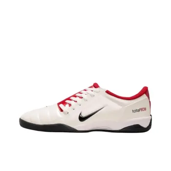 Nike Total 90 IIl Anti Slip Wear Resistant Soccer Shoes Unisex White Red