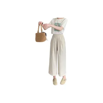 Flowers In Water Casual Pants Women's