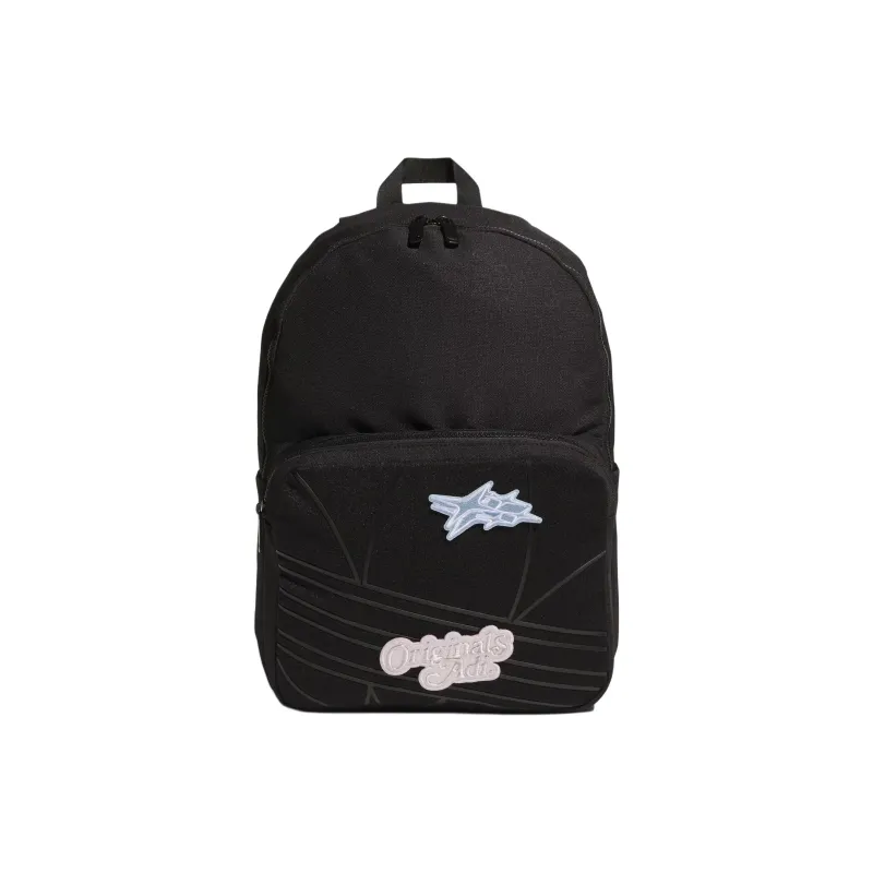 Adidas Originals Recycled Polyester Laptop Bag Portable Backpack Unisex Black-0