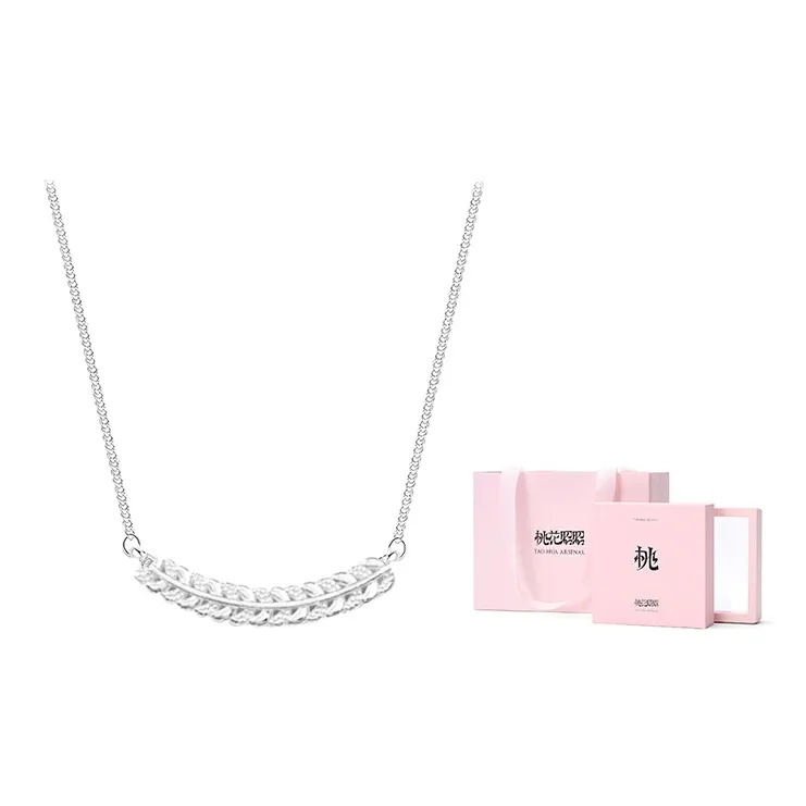 TAOHUAZHAOZHAO S925 Silver Necklaces Women's-6