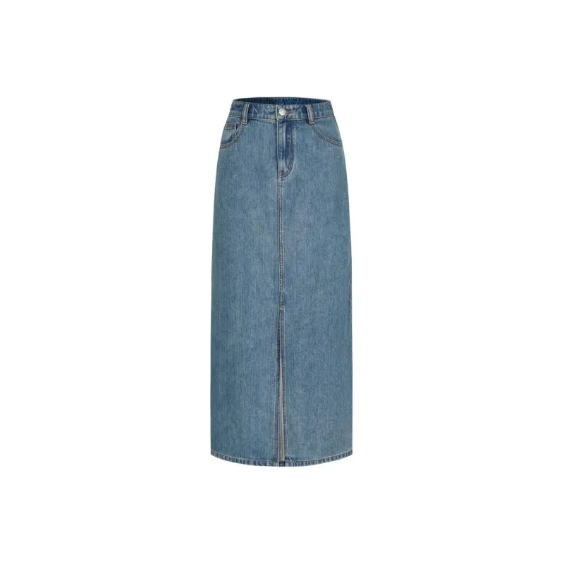 JZ. ANNAKRO Denim Long Skirt Women's-0