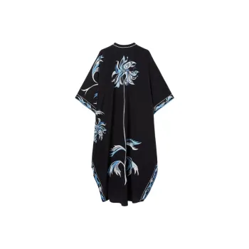 EMILIO PUCCI Dalia print Silk Kaftan Dress