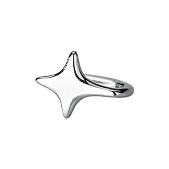 NVBBK S925 Silver Clip On Earrings Women's