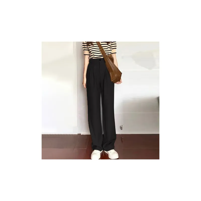 Ya Sheep People Casual Pants Women's Black-1