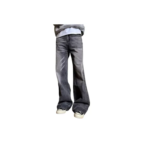 dme】 Jeans Unisex Charcoal Black
