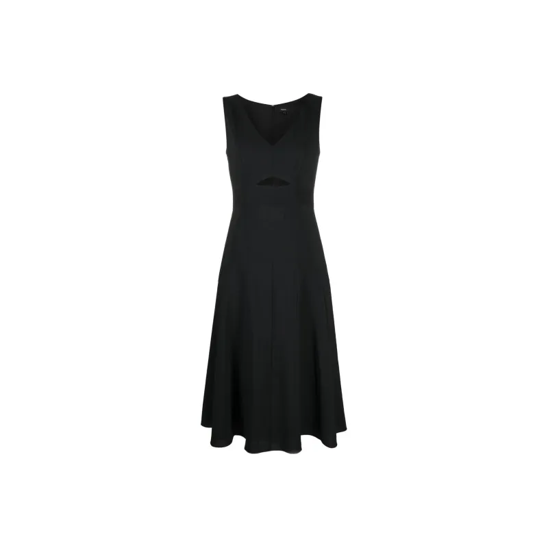 THEORY Sleeveless Dresses Women's Black-0