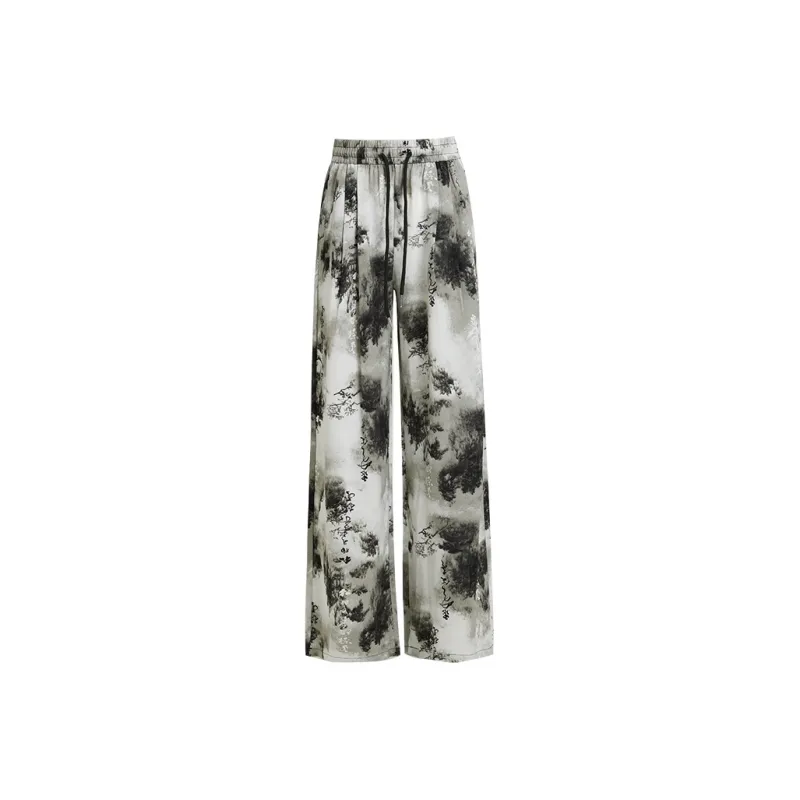 FHMY Casual Pants Women's Ink Wash-0