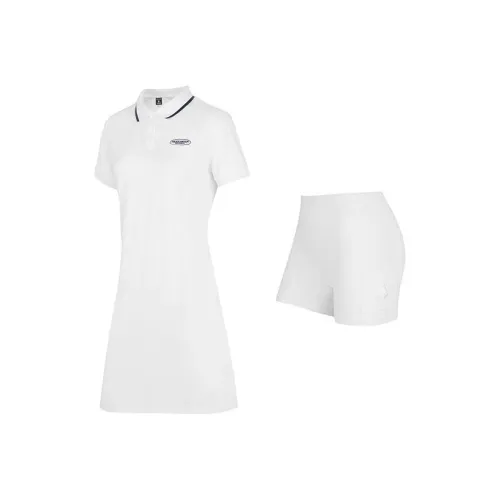 Skechers Short Sleeved Dresses Women's Bright White