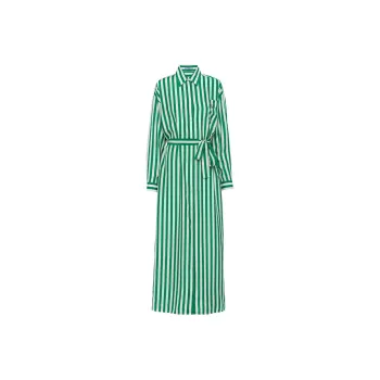 PRADA SS22 Long-Sleeved Dresses Women's Green