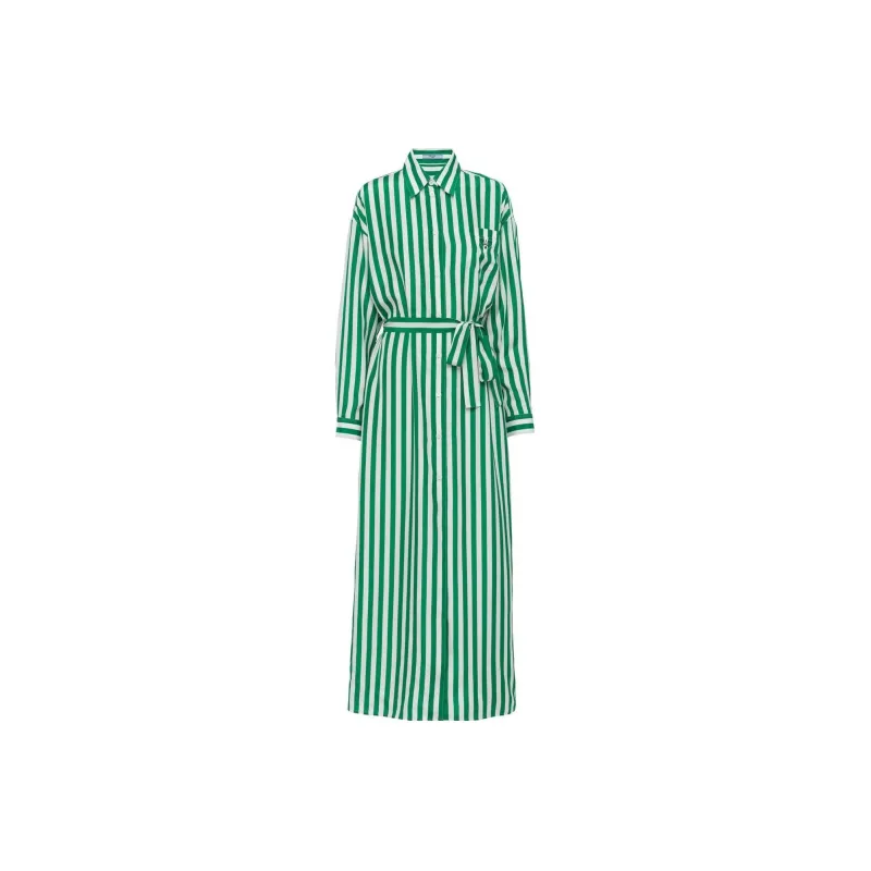 PRADA SS22 Long-Sleeved Dresses Women's Green-0