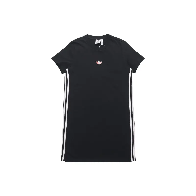 Adidas Originals Short Sleeved Dresses Women's Black-0
