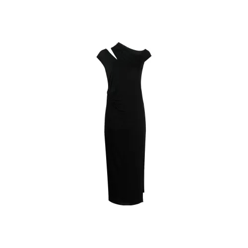 Helmut Lang Asymmetric Jersey Midi dress