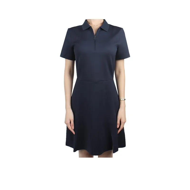 J.Lindeberg Short Sleeved Dress Women's Marine Blue-0