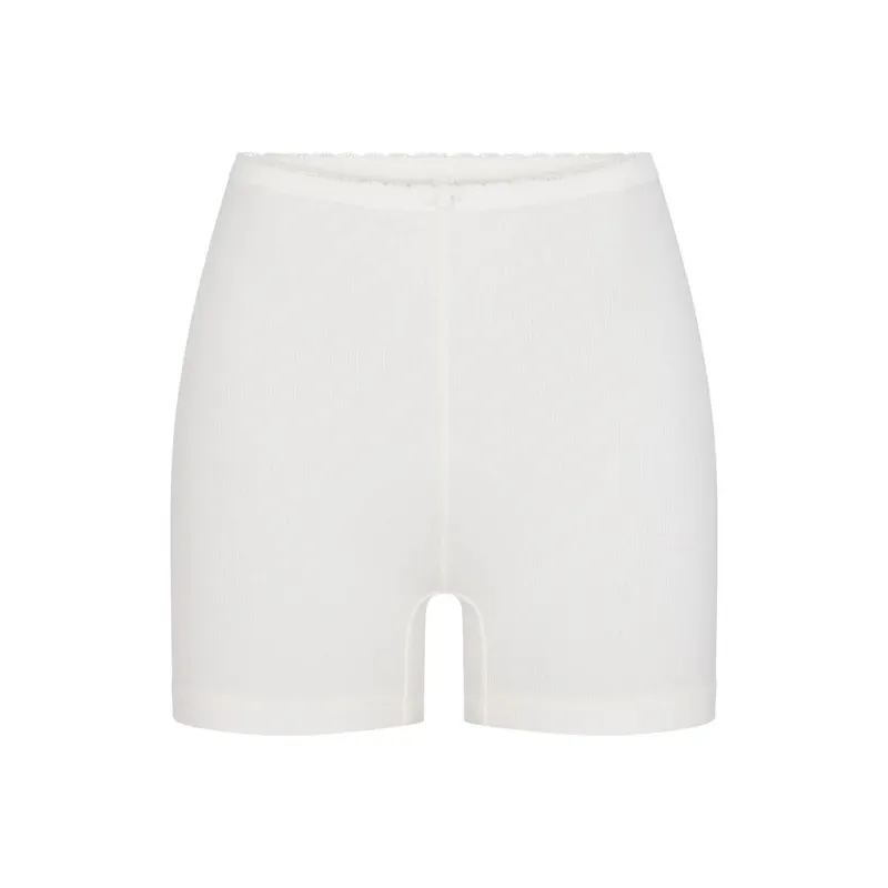 Skims Casual Shorts Women's White-0