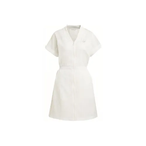 Adidas Originals Short Sleeved Dresses Women's White