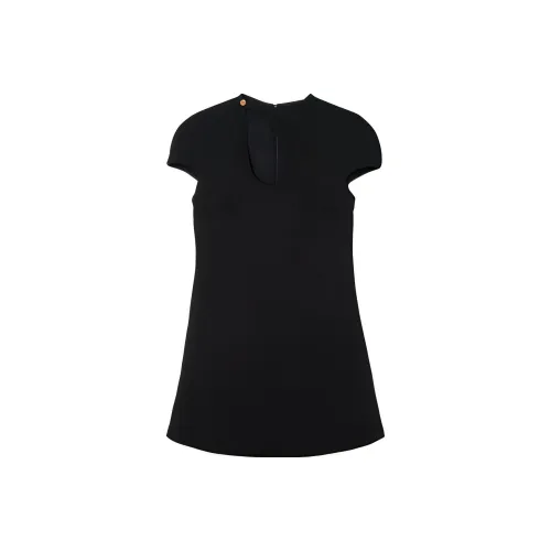VERSACE Short Sleeved Dresses Women's Black