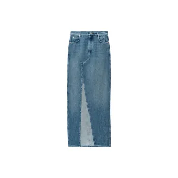 Alexander Wang Crossover Maxi Denim Skirt