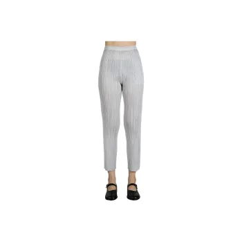 PLEATS PLEASE ISSEY MIYAKE Basics Pants 'Light Grey'