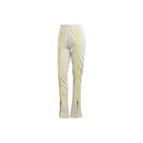 Adidas Knitted Sweatpants Women's Light Yellow