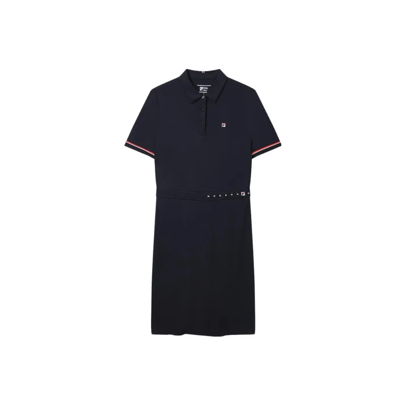 FILA Short Sleeved Dresses Women's Legend Blue-0
