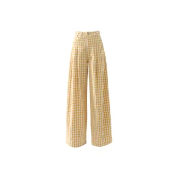 Wen Shan Casual Pants Women's Yellow