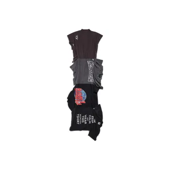Balenciaga Seaonal Artwork Twisted Dress