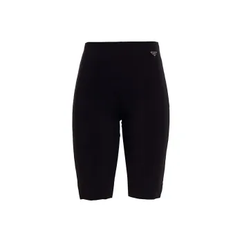 PRADA Stretch Jersey Biker Shorts Black