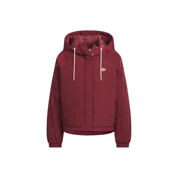 Adidas Originals AW24 Puffer Jacket Women's Dark Red