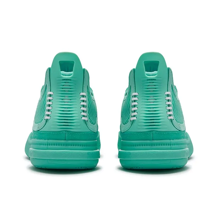 361° Cushioning Abrasion Resistant Breathable Slip Resistant Low Top Basketball Shoes Men's Vivid Aqua Blue-3