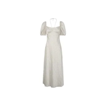 Significant Short-Sleeved Dresses Women's White