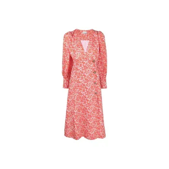GANNI Floral Printed Dress