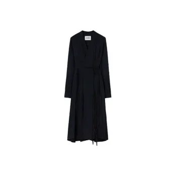 JIL SANDER Long-Sleeved Dresses Women's Black