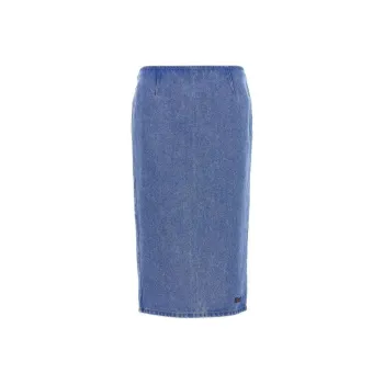 MARNI Back Split Denim Skirt
