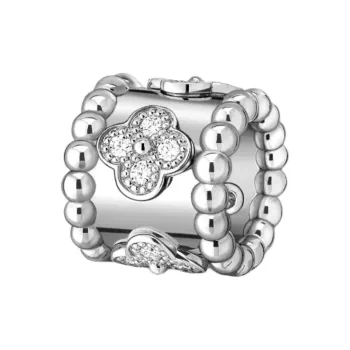 Van Cleef & Arpels 18K White Gold Necklaces Women's
