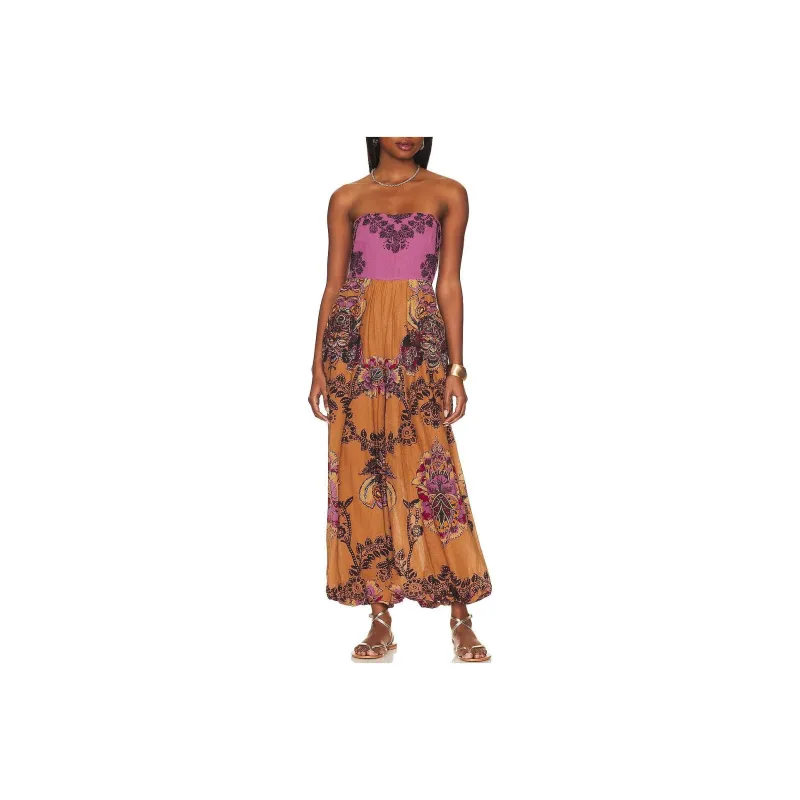 FREE PEOPLE Jumpsuit Women's Orange-0