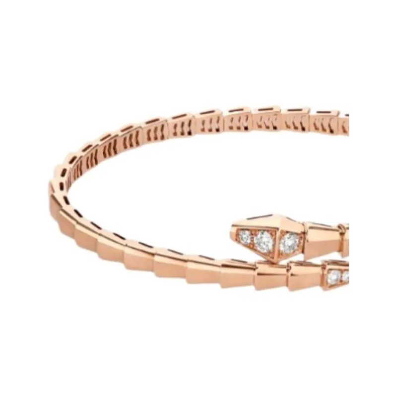 BVLGARI 18K Rose Gold Bangles Unisex Pink-1