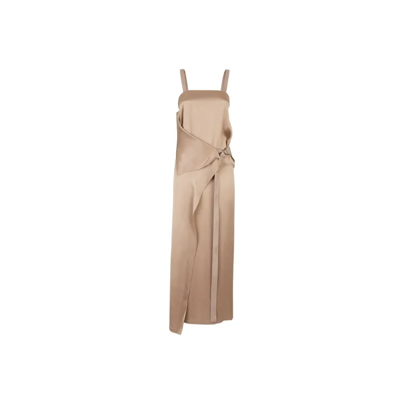 FENDI Flowing Long Sleeveless Dress-0