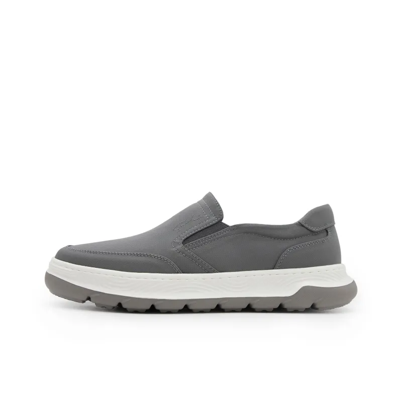 Satchi Anti Slip Wear Resistant Low Top Casual Shoes, Slip on Shoes, Slip on Men's Gray-0