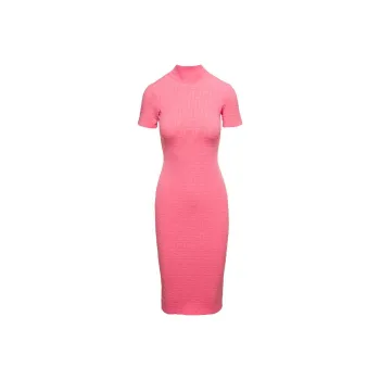 FENDI Monogrammed Turtleneck Dress