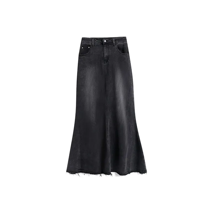 WOWI Denim Long Skirts Women's-0