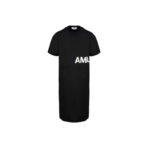 AMBUSH Midi Pocket T Shirt Dress 'Black'