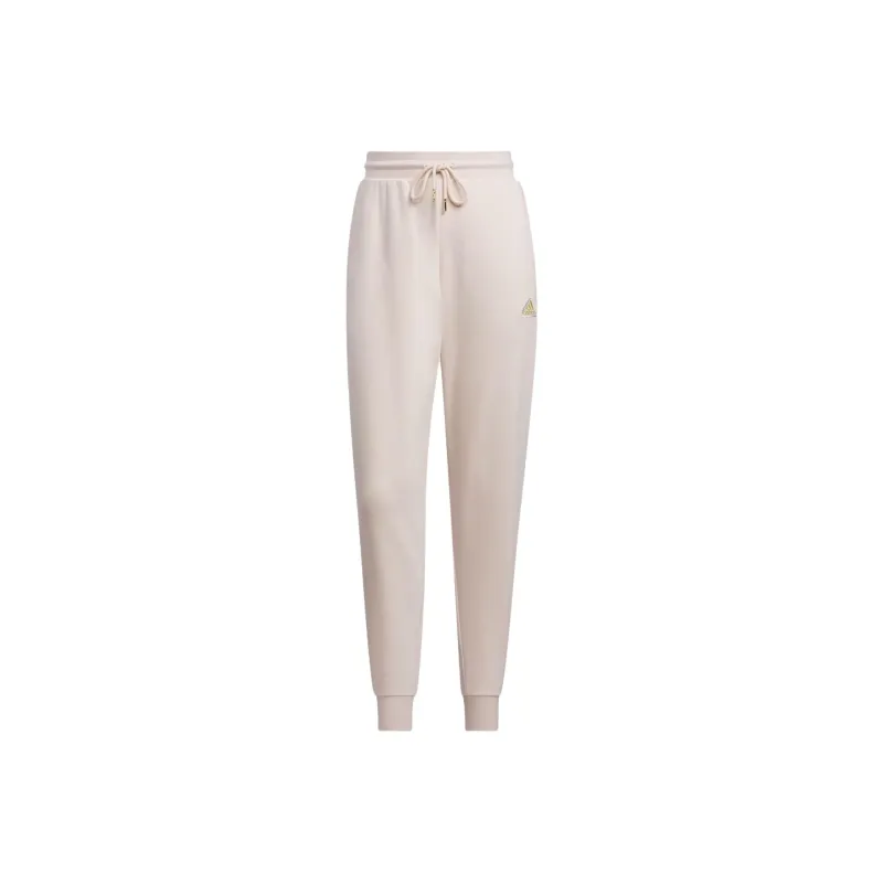 Adidas FW23 Knitted Sports Pants Women's Light Purple Pink-0