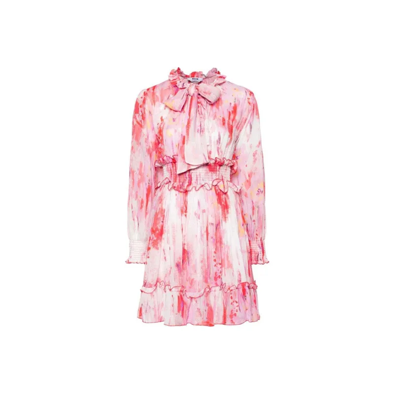 MSGM Ruffle Detailed Dress-0